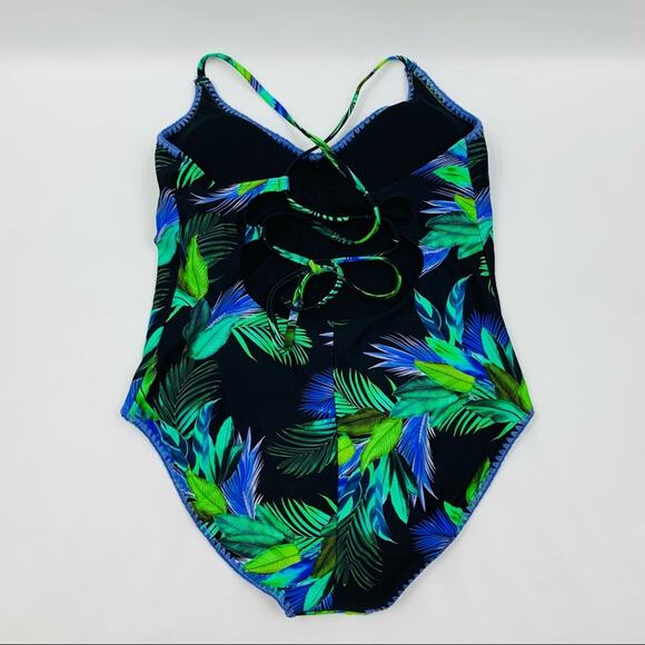 Salt & Cove Tropic Glow Embroidered Edge Swimsuit - Picture 4 of 10